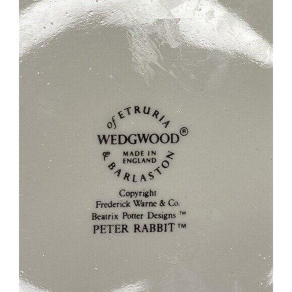 Beatrix Potter PETER RABBIT Cake Plate Cup/Mug WEDGWOOD Frederick Warne & Co Lot - Picture 3 of 8